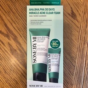 SOME BY MI AHA BHA PHA 30 Days Miracle Acne Clear Foam plus bonus